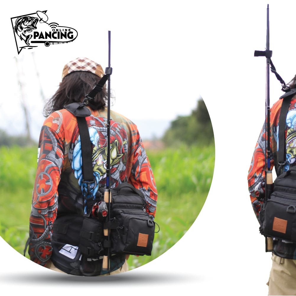 Tas Pancing Tas Joran Casting SLINGBAG fishing Bag
