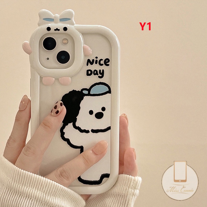 Soft Case TPU Motif Anjing Emoji Untuk OPPO A54 A17 A15 A76 A17K A96 A95 A74 A15s A77s A57 A16K A55 Reno 7 5F A96 A12 A53 A51 A3s A16