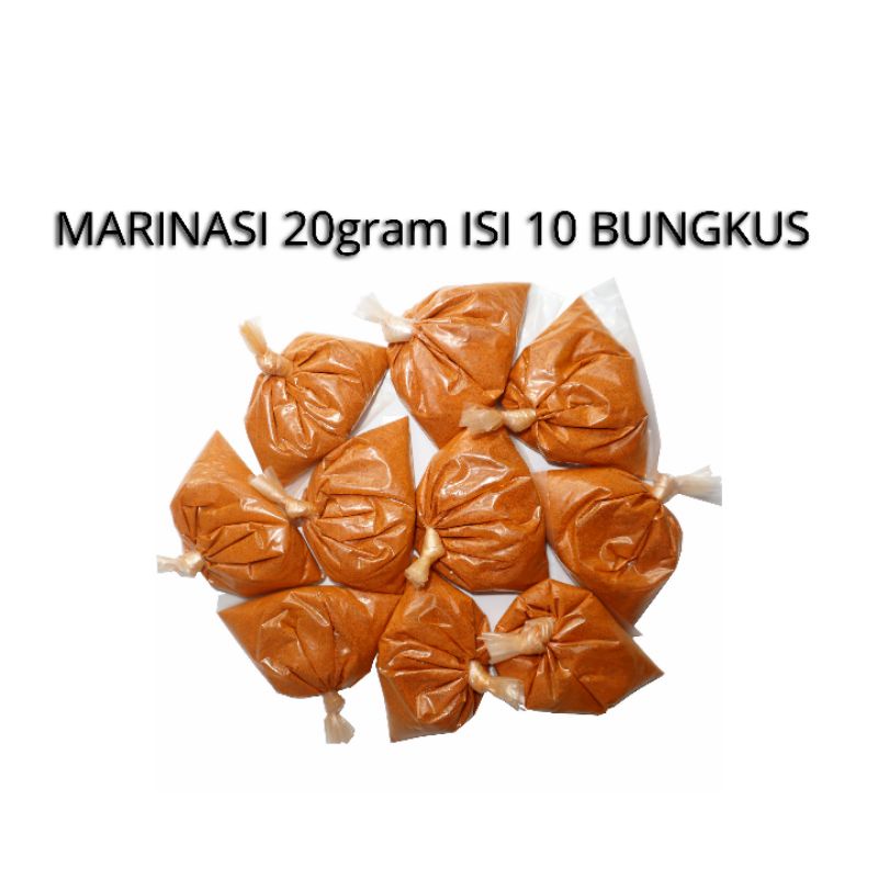 Bumbu Marinasi Premium Fried Chicken bungkusan isi 10bungkus @20gram perbungkus