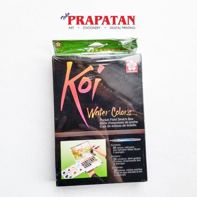 

PROMO Sakura Koi Watercolor 36 warna