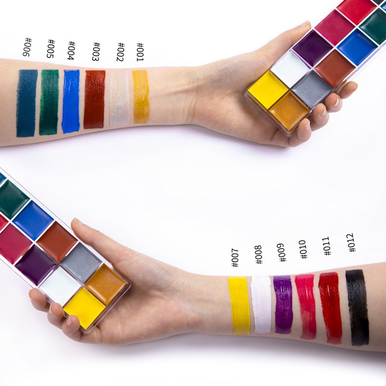 

RB Face Paint Set 12c 1912 Face & Body Painting Set Cat Wajah