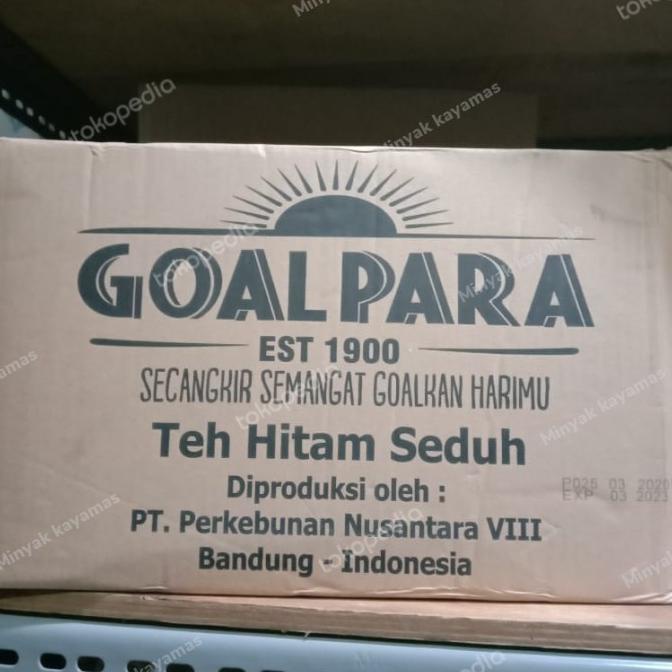 

[COD] Teh Goal Para Bubuk 250grx32 pcs Kartonan [COD]