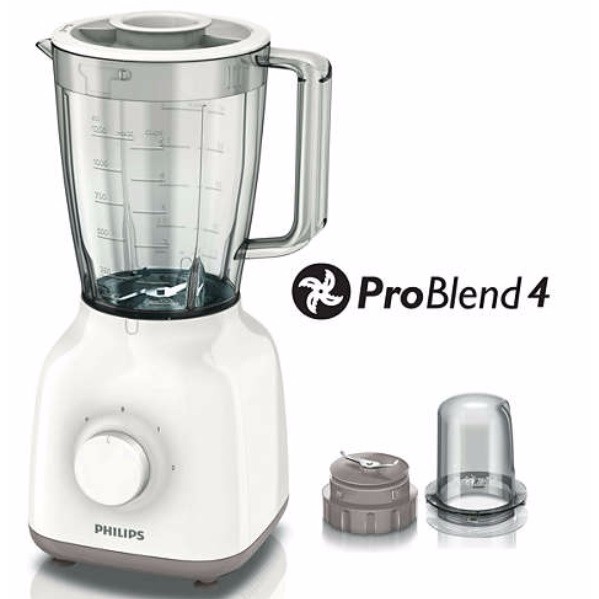 Blender Philips Plastik Hr2102 - Putih / Hr 2102 - Putih