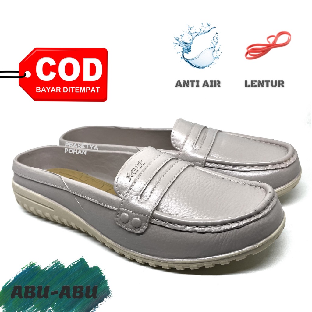 Sepatu Karet Wanita Anti Air dan Awet - Sepatu Slop Wanita - Slip On Wanita