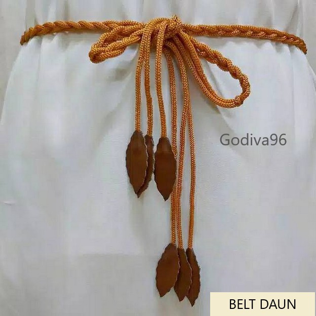 Godiva96 - IKAT PINGGANG STRAP KEPANG TIPIS BAHAN JALINAN TAMBANG / TALI PINGGANG / BELT MEDAN