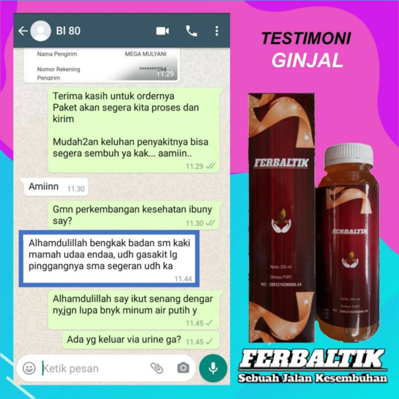 Ferbaltik 500 Ml Herbal Solusi Kesembuhan Shopee Indonesia