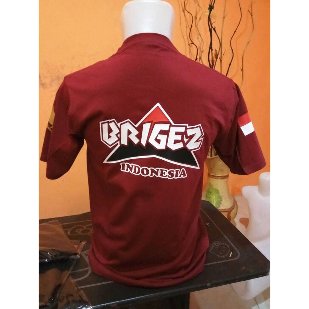  Contoh  Desain Baju  Brigez Merah  Putih  Hitam 1001desainer