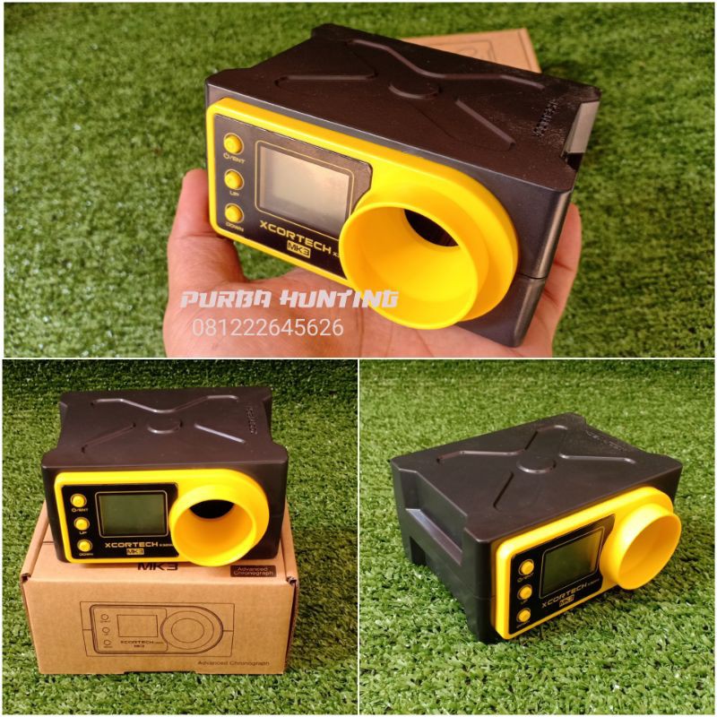 Chrono x cortech mk3 / alat ukur kecepatan peluru