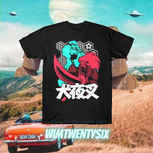 KAOS ANIME INUYASHA VINTAGE TEE (UNISEX SLIMFIT T-SHIRT)