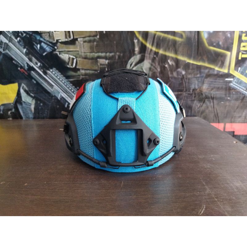Helm Tactical Balistic Level 3A Biru UN Lebanon Mich 2001 Original