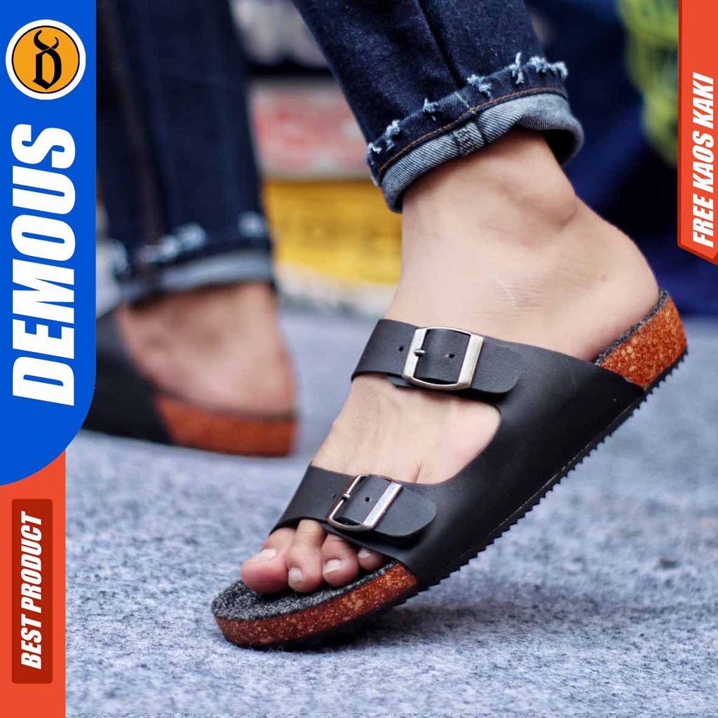 DEMOUS KENICI Sandal Slop Pria Terbaru Kekinian