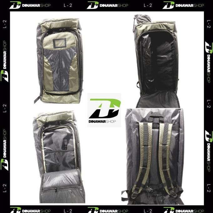 Tas Busur Back Pack Besar/ Tas Panahan Besar 2-3busur - hijau stabilo