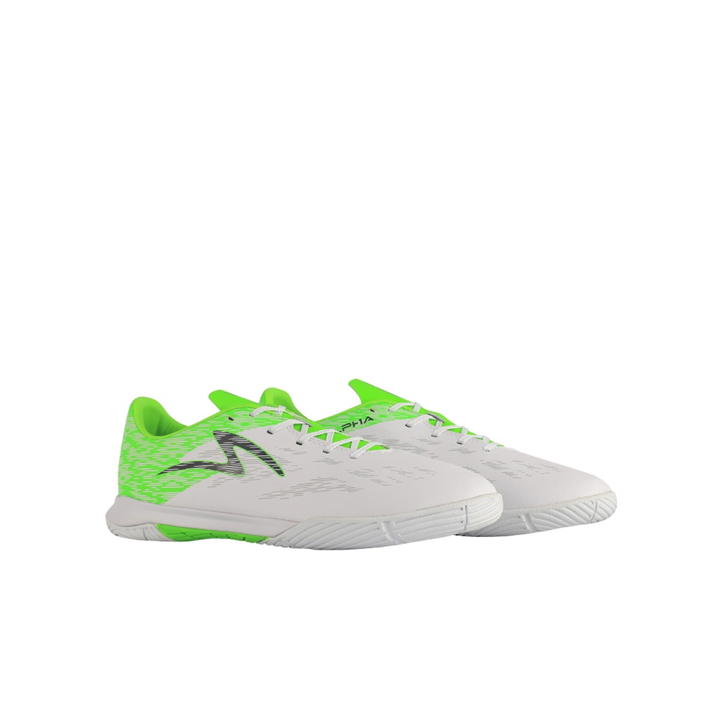 Sepatu Futsal - Specs - Accelerator Alpha Pro In White Green Gecko Black 401575