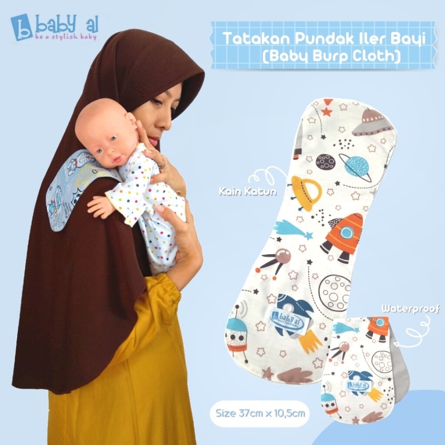 Baby AL Alas Sendawa Bayi - Tatakan Liur Bayi - Baby Burp Cloths