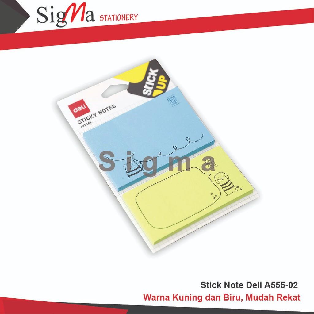 

Memo Stick / Sticky Note / Kertas Memo / Memo Tempel DELI A555 02