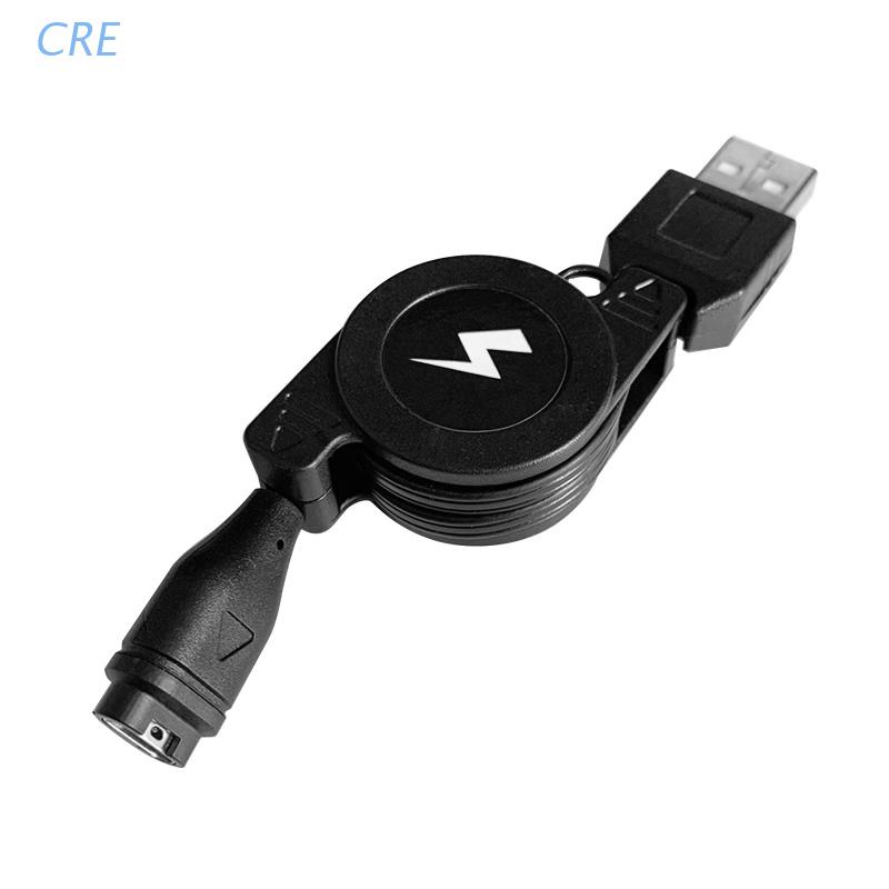 Cre Kabel Power Adapter Charger USB Untuk GarminFenix 6S 6X 7 7S 7X