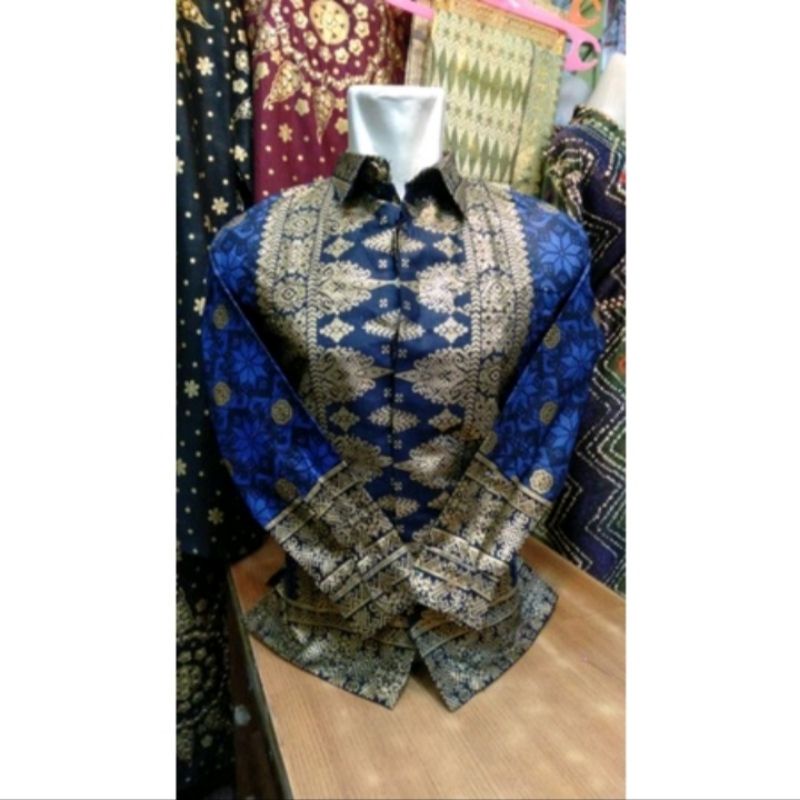 Songket Palembang | Baju Songket | Batik Palembang | Kemeja Songket Pria | Songket Pria | Batik Song