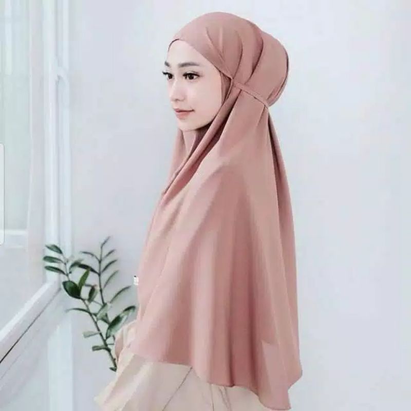 Khimar Maryam Non Pet Jumbo XL // Khimar Serut // Khimar Rempel // Khimar Syiria Jumbo