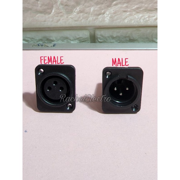 Soket Canon Female Socket Canon Male Kaki Lurus Soket Kaki Lurus Soket Female Jack Male Jack Kaki Lu