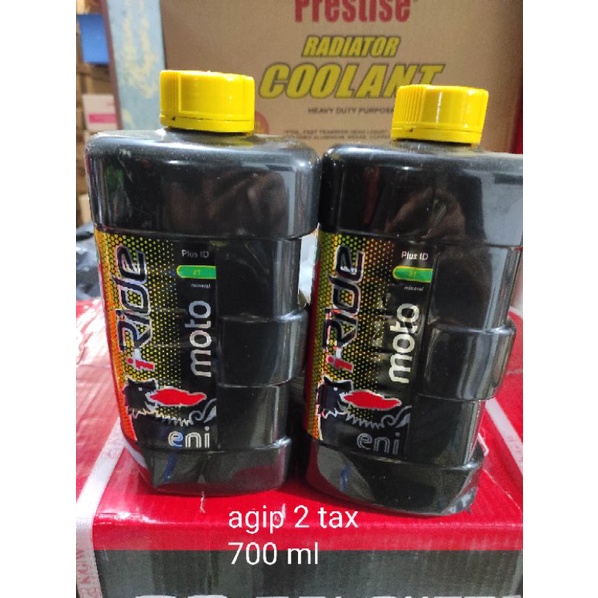 oli agip 2 tax 700 ml oli samping all motor 2 tax 100% original