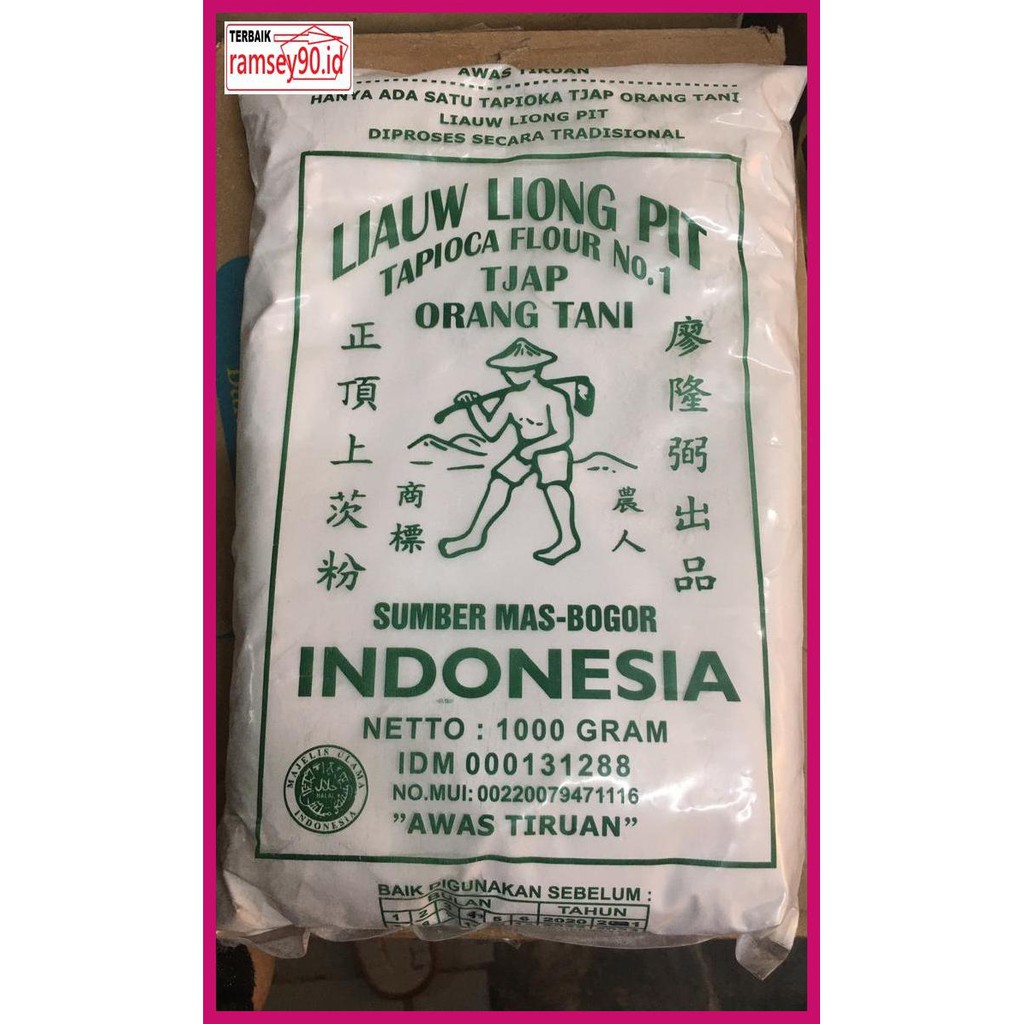 

Rytdhy- Tepung Tapioka Liauw Liong Pit / Sagu Cap Tani (1Kg) 7Utu7T-