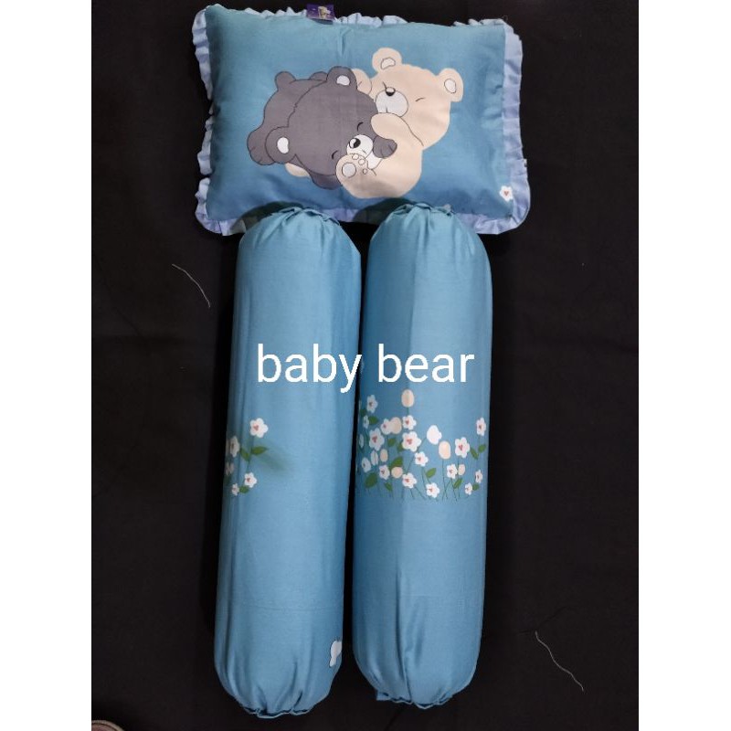 Bantal guling bayi set katun jepang