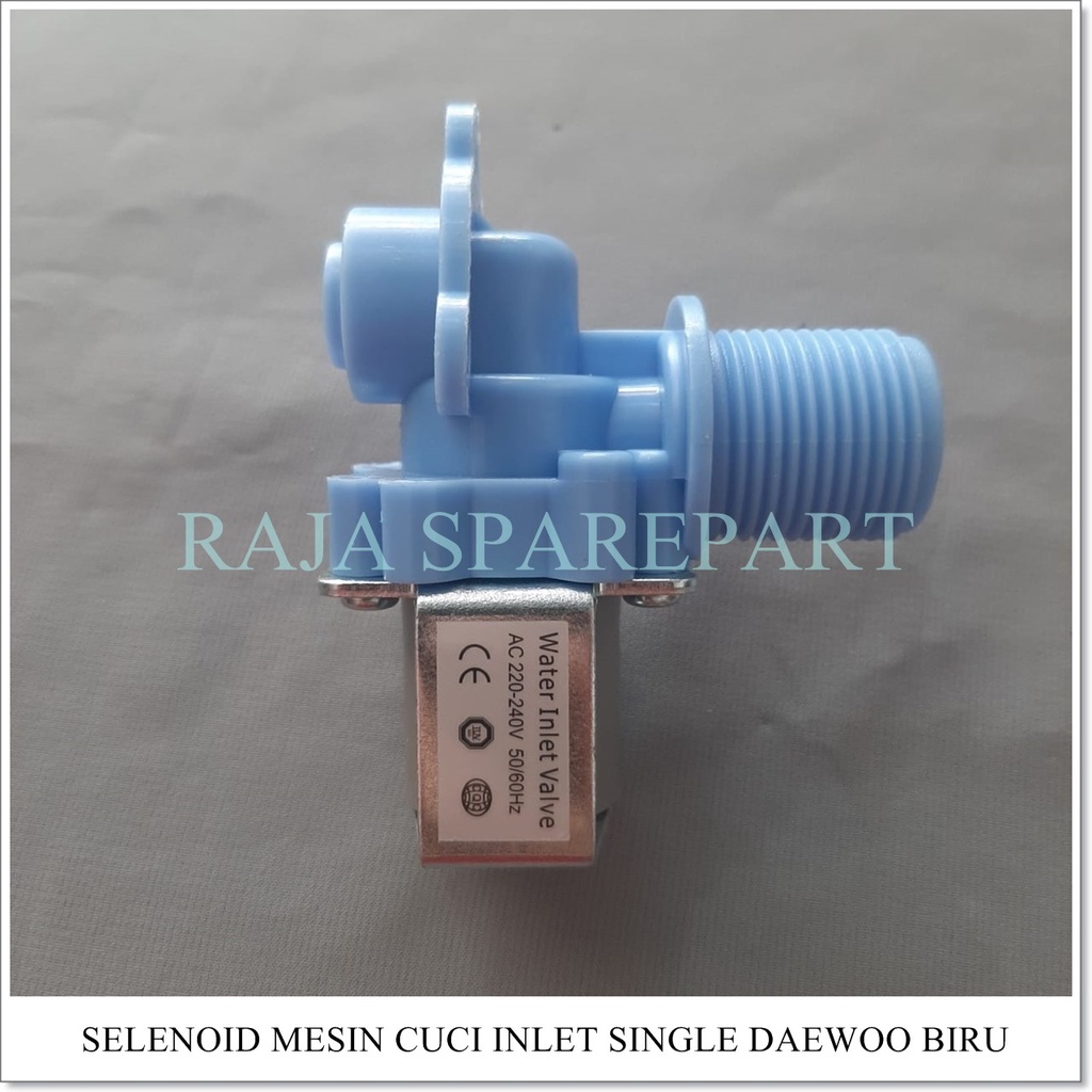 Selenoid / Water Inlet Mesin Cuci INLET SINGLE DAEWOO BIRU (AC 220V)