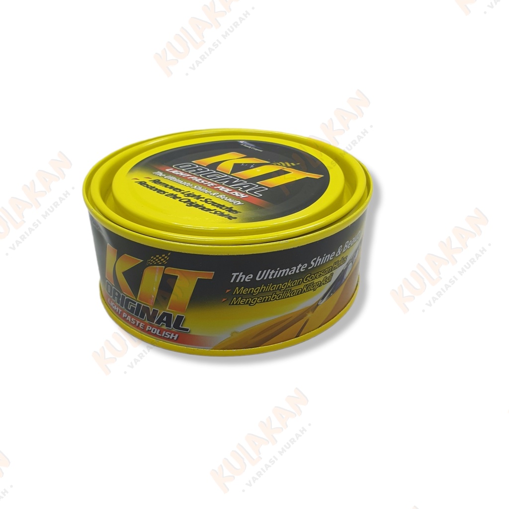 Kit Kaleng Metalic Biru Paste Wax Metallic Car Poles Pengkilap Body 225 Gram