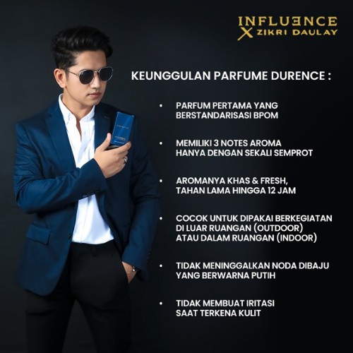 Influence Durence Parfum Cowok, Pemikat Cewek - Lazuardi Store