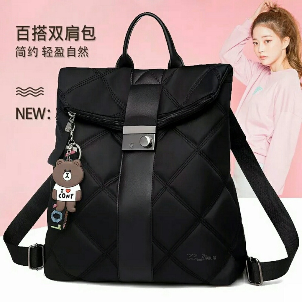 ST99_ Tas Ransel Backpack Terbaru - Tas Ransel Wanita Multifungsi - Tas Ransel Wanita Korean Style