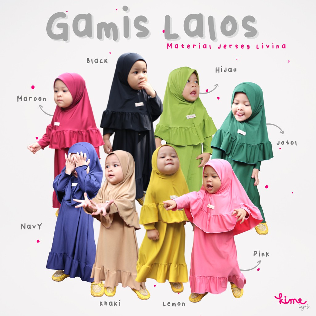 Kimehijab Gamis Anak Murah Syar’i Lalos