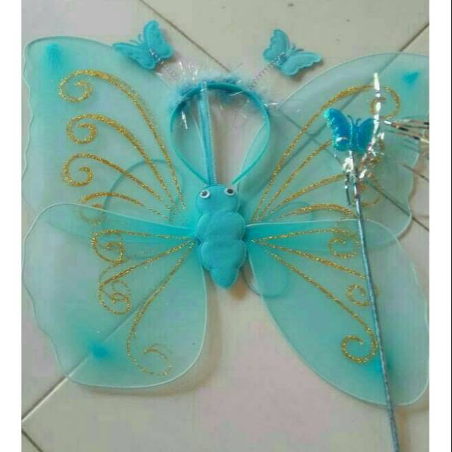 Sayap Kupu/Sayap Peri/Sayap Pelangi LED