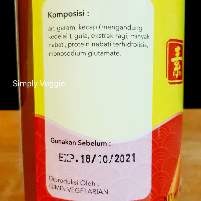 

Ready- Bumbu Kaldu Vegetarian Qimin / Vegetarian Saus Kaldu Penyedap Vegan