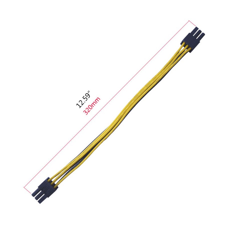 Kabel Ekstensi Power Supply btsg 6pin Ke 8Pin Kabel Adaptor 8Pin GPU 6pin Male to 8Pin (6+2) Male Graphics Card Power