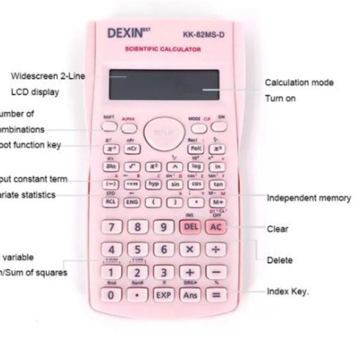 

Recomended.. TOPER Kalkulator Scientific Calculator Sin Cos Tan Function Aesthetic Estetik