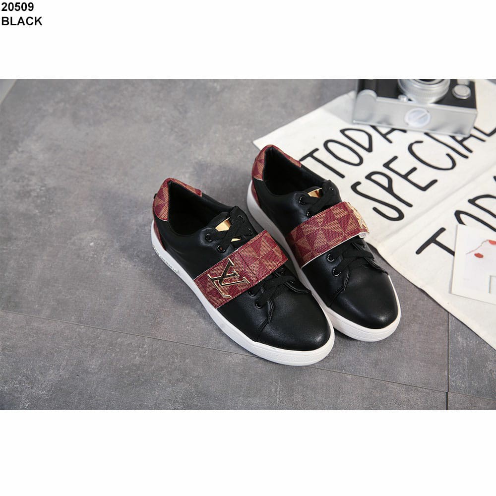 Sepatu Lv Kingdom 20509  RFV 65  impor batam reseller murah wedges sport cantik sneakers shoes