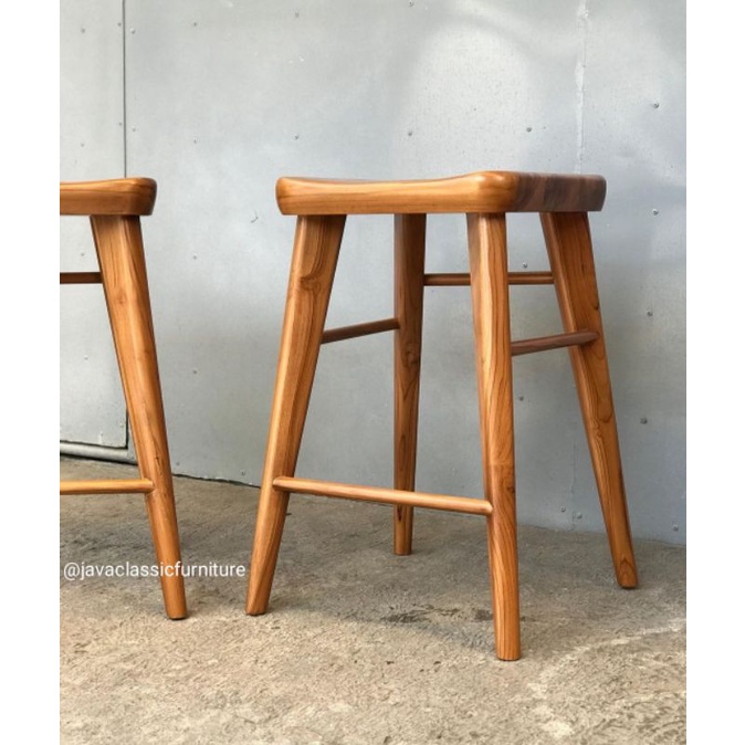 KURSI BAR JATI,KURSI CAFE,TEMPAT DUDUK MINIMALIS-1