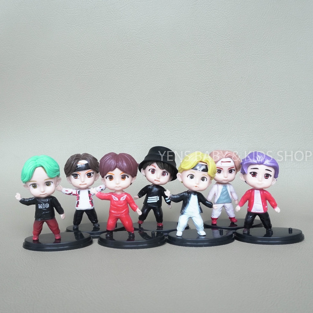 Mini Action Figure BTS - Mainan Anak