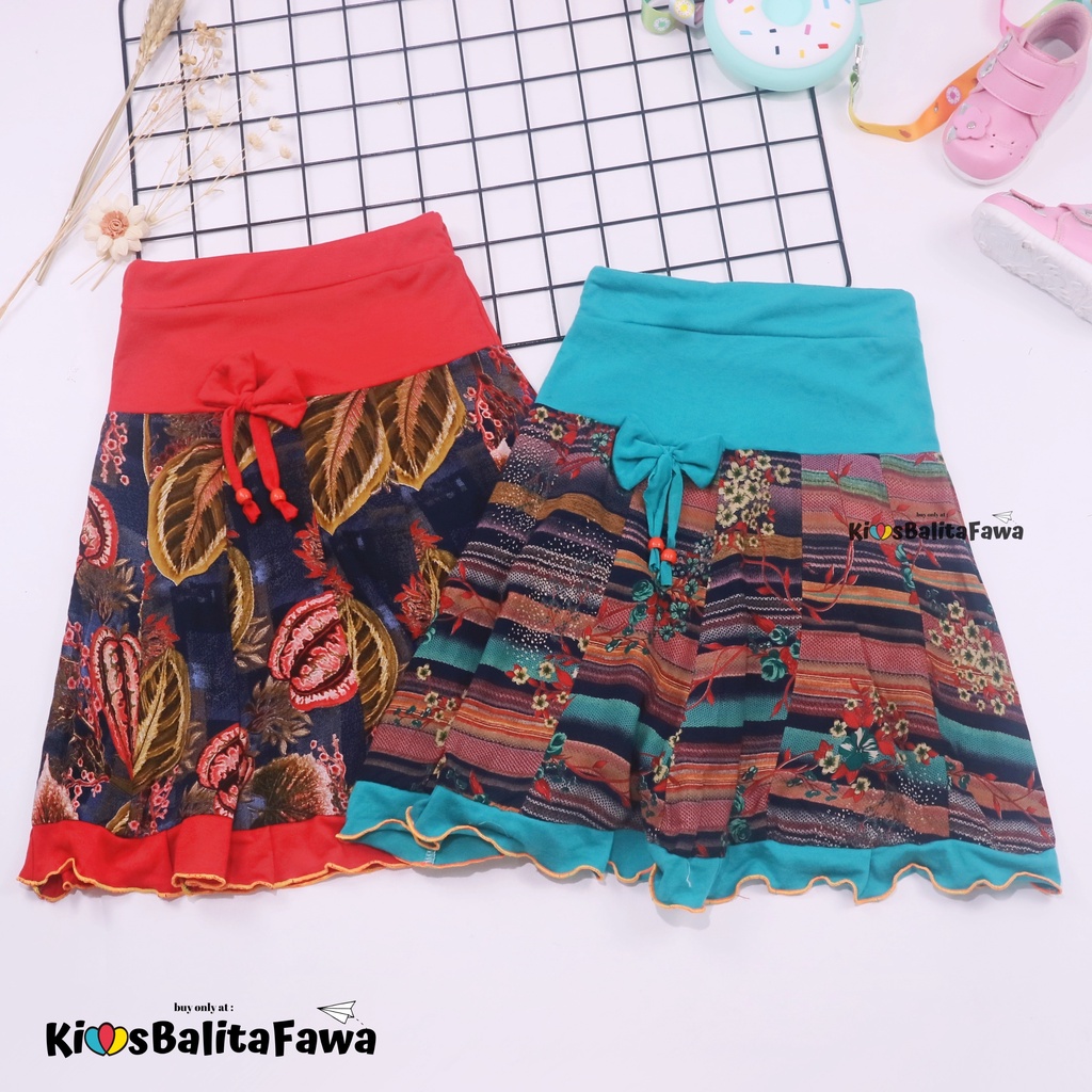 Rok Pita Amanda uk 1-9 Tahun / Rok Anak Perempuan Cewek Murah Skirt Pendek Polos Pakaian Fashion