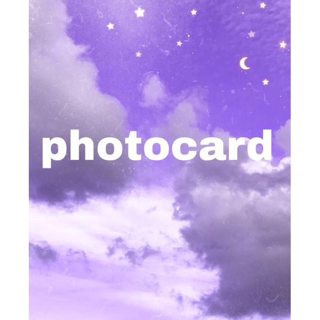 

photocard costum