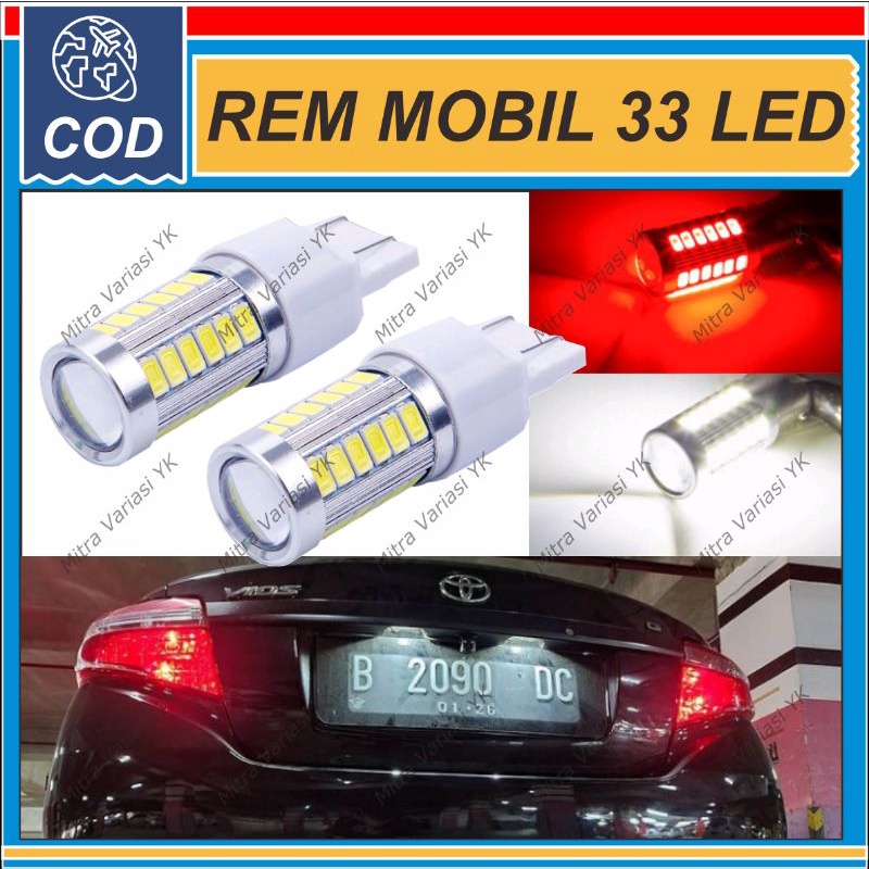LAMPU SEIN KEDIP CEPAT MOBIL T20 7440 7443 GEPENG TANCAP  LED 33 MATA AGYA AYLA SIGRA CAYLA AVANZA X