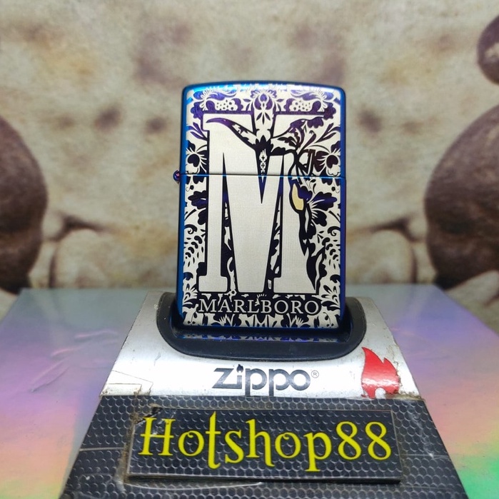 ⭐⭐⭐⭐⭐ Zippo Original Indigo 29899 Big M Customize