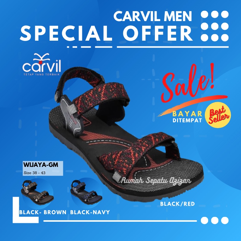 Sandal Gunung Pria Carvil  | Carvil Wijaya-GM | ORIGINAL