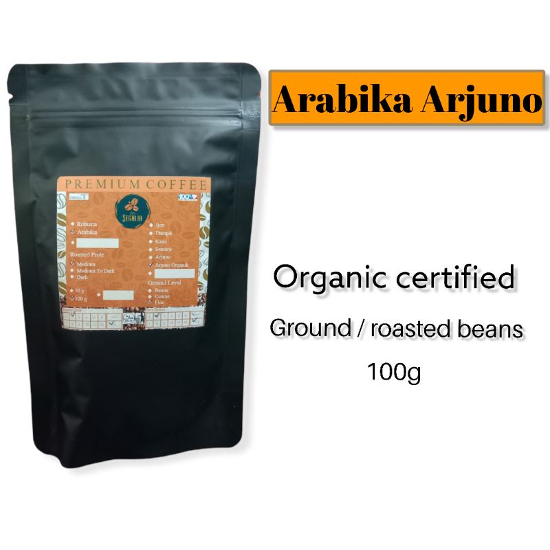 

Kopi Segalih Arabika Arjuno Organik 100g