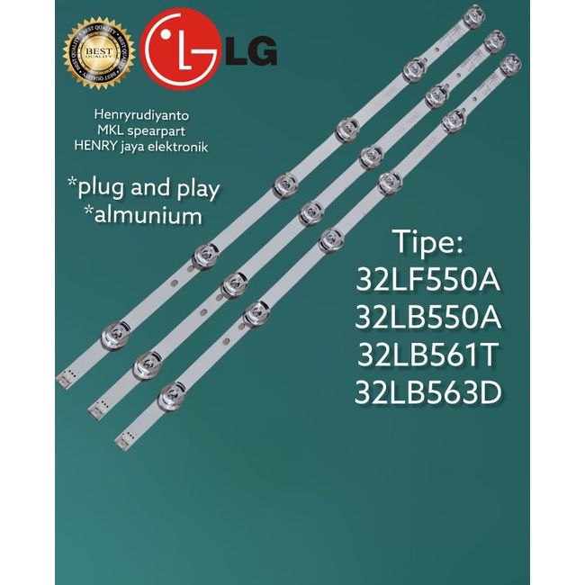 BACKLIGHT TV LED LG 32LF550 32LB550 32LB550A 32LF 32LB LAMPU 6V BL 6K LAMPU LED LG 6 VOLT 6 KANCING