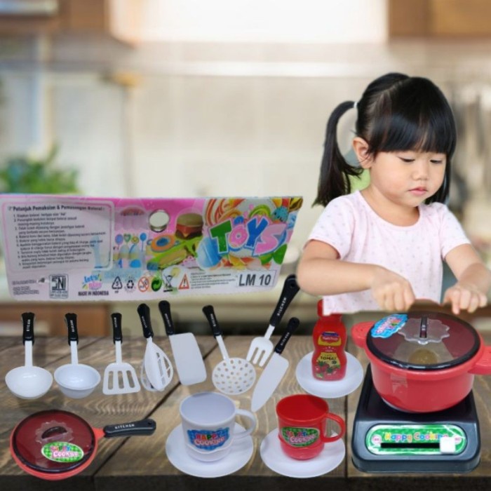 Mainan Masak Masakan Edukasi Kitchen Set LM 10  Murah