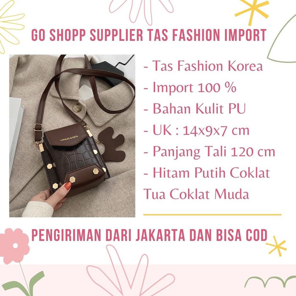 Tas Selempang Wanita Mini Import Model Terbaru - Tas Fashion Wanita Mini Import Keninian [SL65]