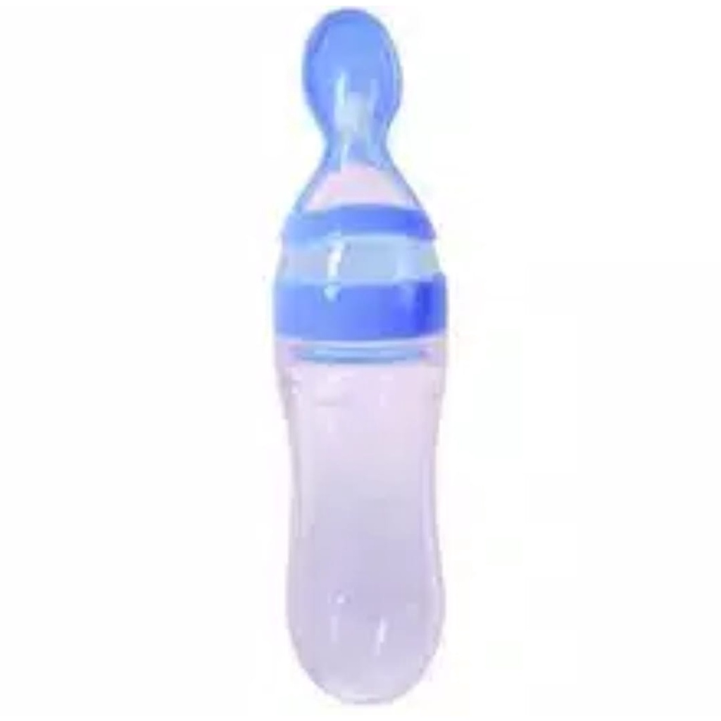 Botol Sendok Bayi Silikon / Botol Sendok MPASI / Botol Sendok Makan Bubur Bayi Y-21