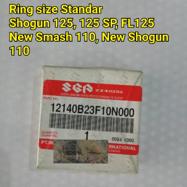 Ring nya Piston Shogun FL125 size standar