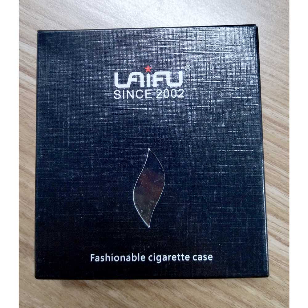 Kotak Bungkus Elegan Metal Cigar Case 20 Slot -EG5800